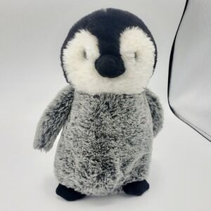 KellyToy Penguin Plush Toy Stuffed Animal Bird Black Gray White Soft